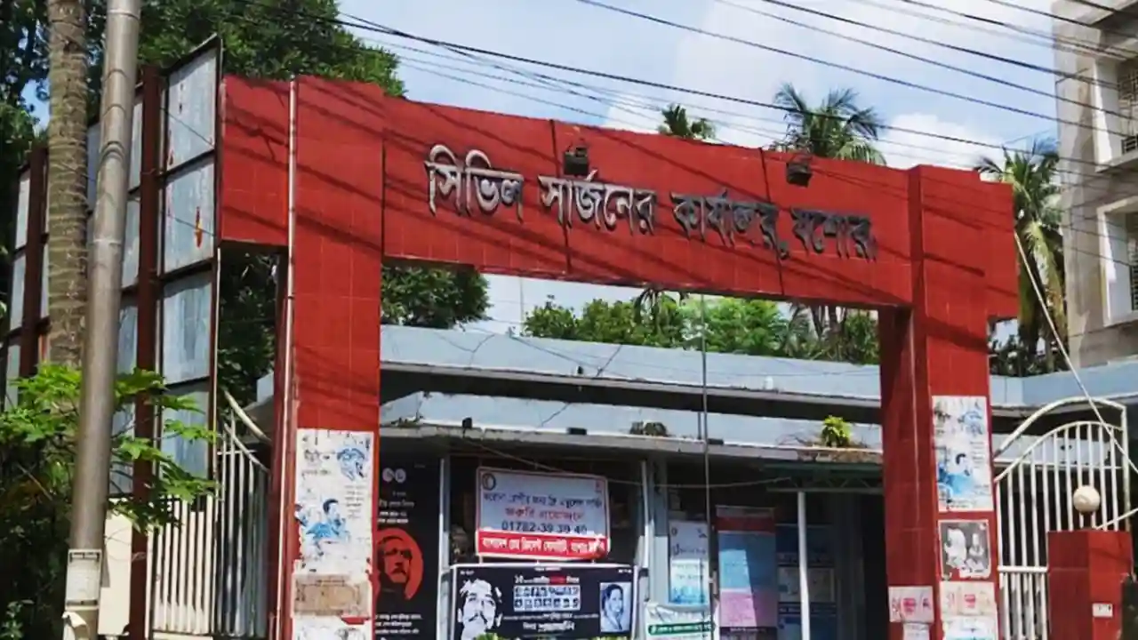 যশোর সিভিল সার্জন কার্যালয়ে চাকরি