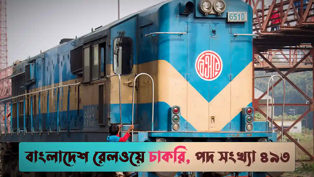 ৪৯৩ পদে নিয়োগে দেবে বাংলাদেশ রেলওয়ে