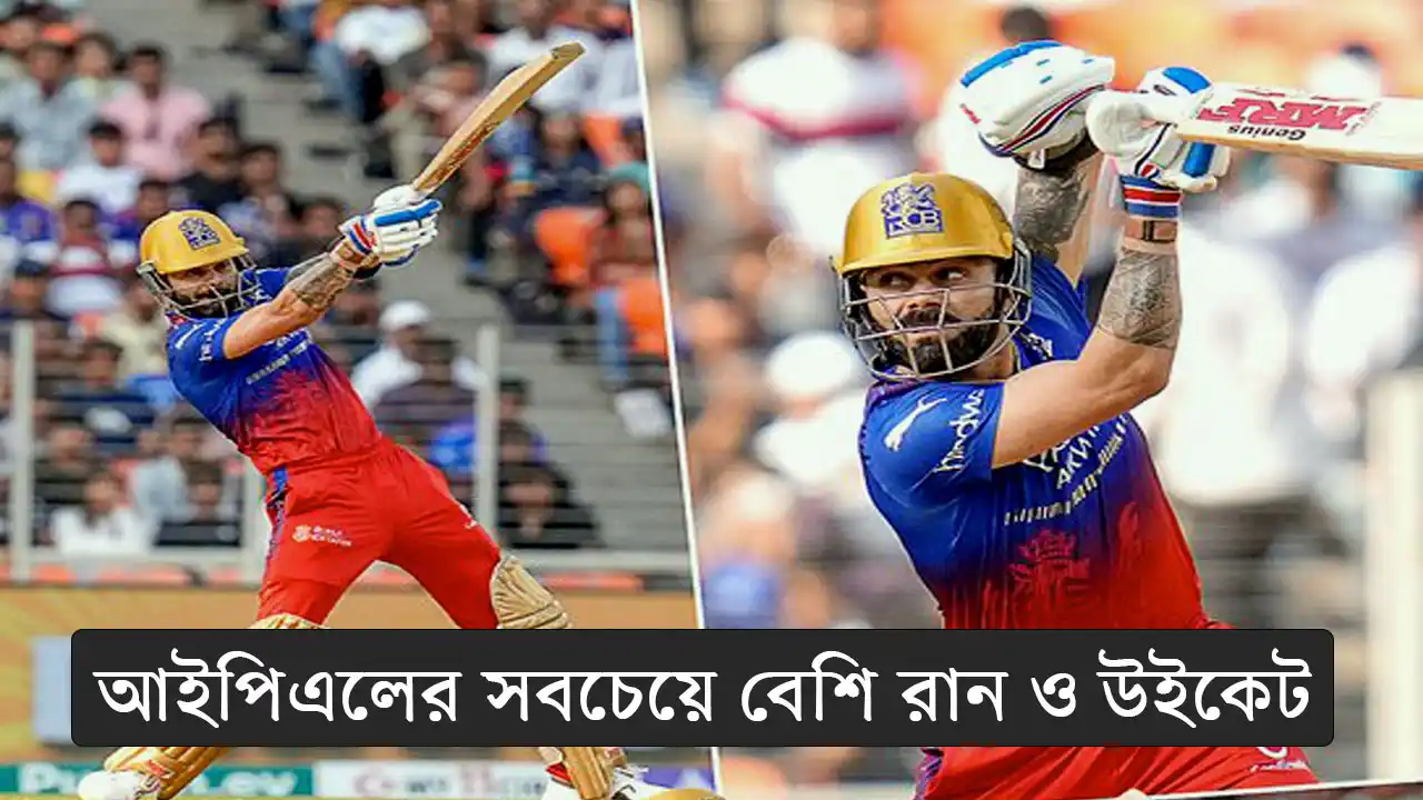 আইপিএলের সবচেয়ে বেশি রান ও উইকেট ২০২৪