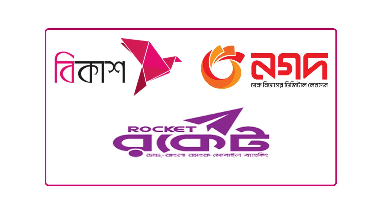 বিকাশ, নগদ ও রকেটের বিদ্যুৎ বিল চার্জ কত