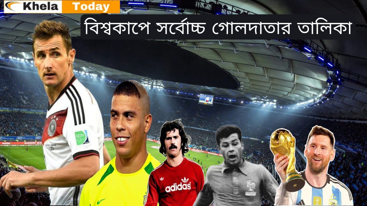 বিশ্বকাপে সর্বোচ্চ গোলদাতার তালিকা